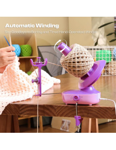 Enrollador de Hilo Eléctrico Caydo Pro 10oz Púrpura 2