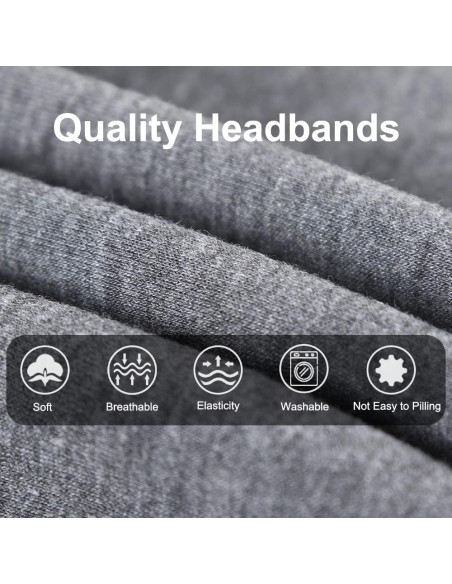 Diademas Anchas XTREND 4 Pcs Estilo Bohemio Antideslizante