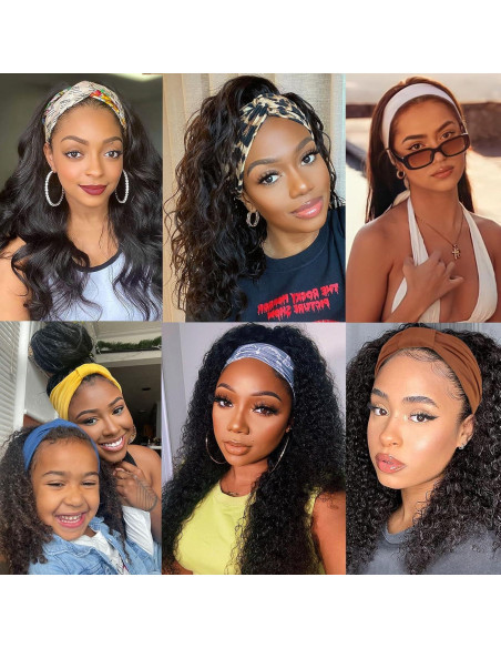 Diademas Anchas XTREND 4 Pcs Estilo Bohemio Antideslizante