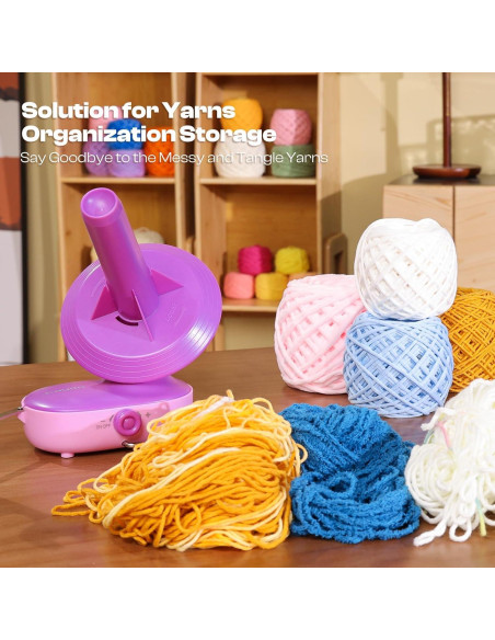 Enrollador de Hilo Eléctrico Caydo Pro 10oz Púrpura