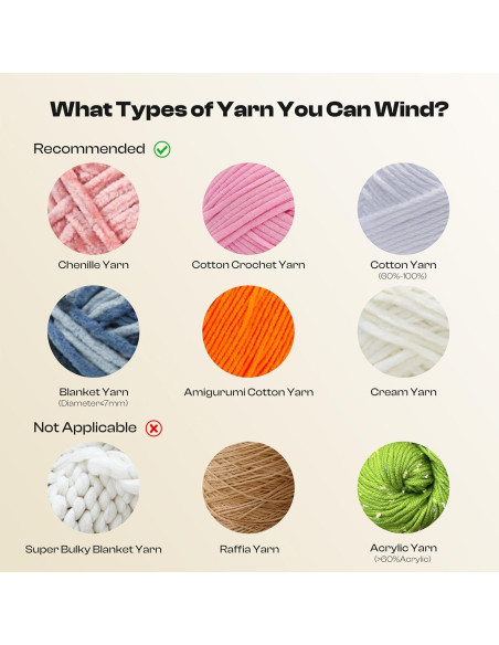 Enrollador de Hilo Eléctrico Caydo Pro 10oz Púrpura