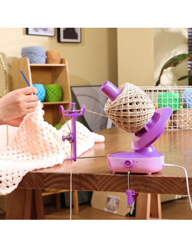 Enrollador de Hilo Eléctrico Caydo Pro 10oz Púrpura