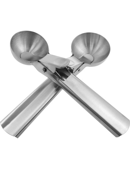 Juego de cucharas de helado Xhziy 2 piezas acero inoxidable