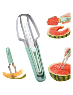 Cortador de Sandía JAYVAR 3 en 1 - Cuchara y Molde de Paleta