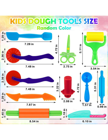 Conjunto de Herramientas de Masa 11 PCS Oun Nana Multicolor