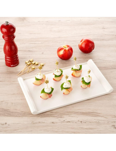 Palitos de Canapé de Bambú Dorado 8.89 cm - 100 Unidades Restaurantware