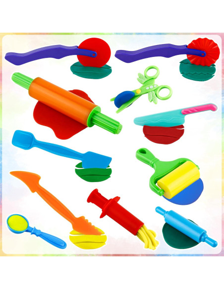 Conjunto de Herramientas de Masa 11 PCS Oun Nana Multicolor