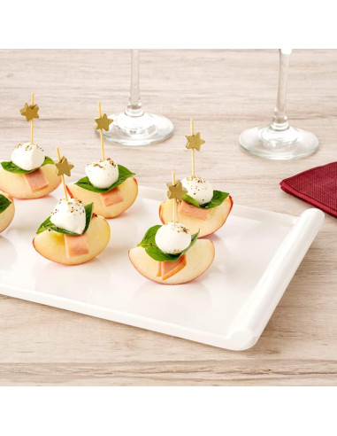 Palitos de Canapé de Bambú Dorado 8.89 cm - 100 Unidades Restaurantware