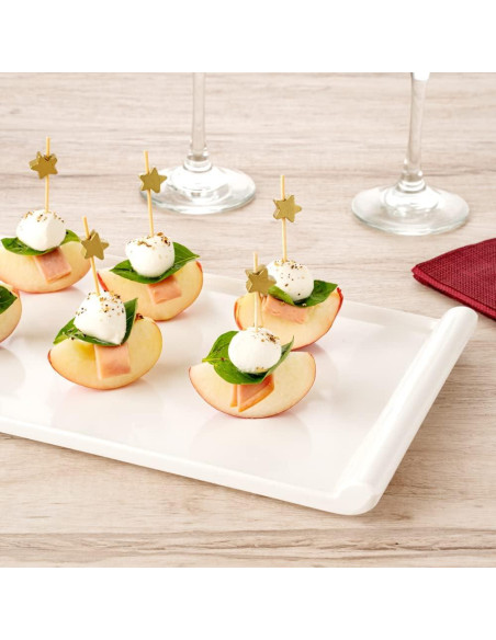 Palitos de Canapé de Bambú Dorado 8.89 cm - 100 Unidades Restaurantware