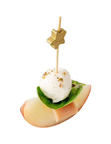 Palitos de Canapé de Bambú Dorado 8.89 cm - 100 Unidades Restaurantware