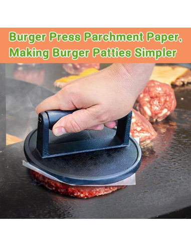 Papel Pergamino Antiadherente BYKITCHEN 300 Hojas 15.24 cm