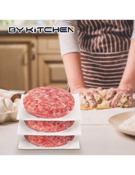 Papel Pergamino Antiadherente BYKITCHEN 300 Hojas 15.24 cm