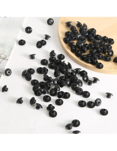 60 Bloqueos de Ganchos para Tablero de Perforación PEUTIER Negro