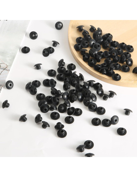 60 Bloqueos de Ganchos para Tablero de Perforación PEUTIER Negro