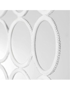 Perchero Organizador de Bufandas VUFVOID 18 Anillos Blanco 71.4 cm 2