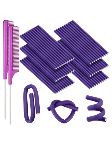 Varillas Flexibles para Rizar el Cabello WILLBOND 60 Piezas