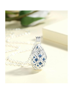 Collar Difusor de Aromaterapia Infuseu con 7 Piedras de Lava 61 cm 2