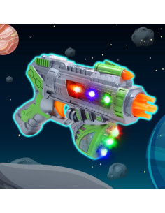 Pistola de Juguete Blaster Sónico Espacial Kidplokio - Verde 2