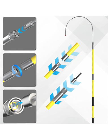 Gancho de Rescate Aislado Mounleve 3.16 kg 110kV Amarillo