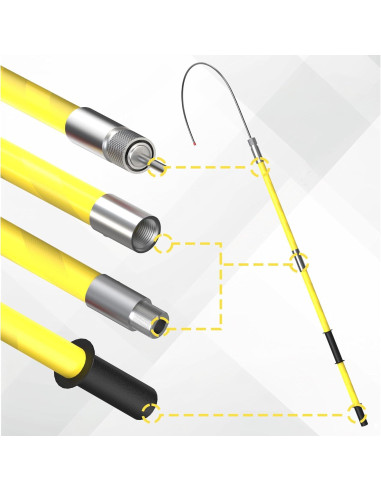 Gancho de Rescate Aislado Mounleve 3.16 kg 110kV Amarillo