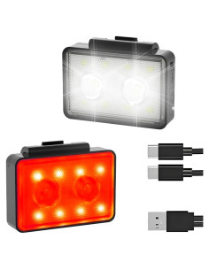 Luces de Bicicleta Recargables USB SUPPENGUIN SP-Bike, 120 Lúmenes, 2 Paquete