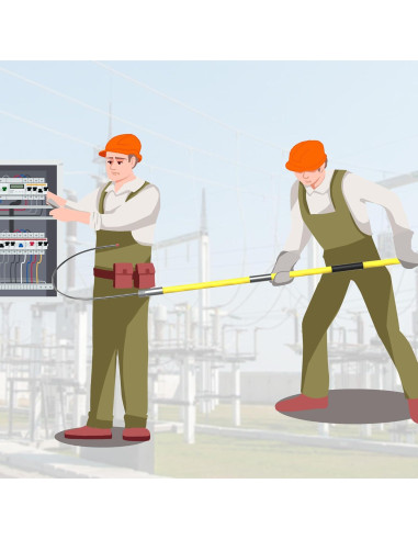 Gancho de Rescate Aislado Mounleve 3.16 kg 110kV Amarillo