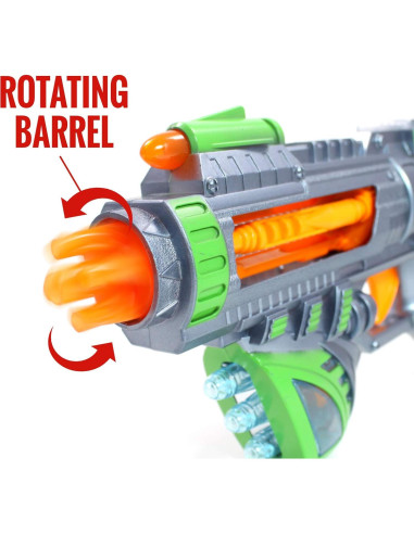 Pistola de Juguete Blaster Sónico Espacial Kidplokio - Verde