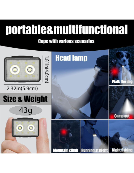 Luces de Bicicleta Recargables USB SUPPENGUIN SP-Bike, 120 Lúmenes, 2 Paquete