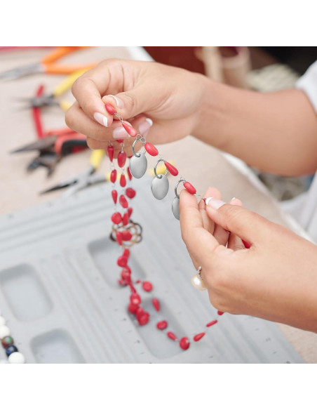 100 Etiquetas Metálicas Redondas Acero Inoxidable 30mm