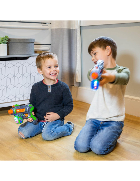 Pistola de Juguete Blaster Sónico Espacial Kidplokio - Verde