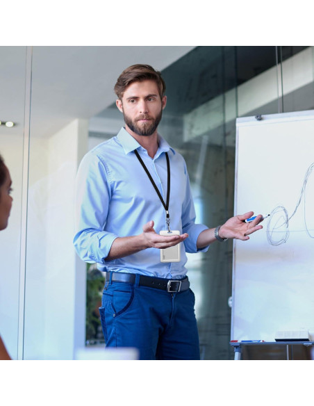 Paquete de 1000 Lanyards Wesnoy con Clip Giratorio Multicolor