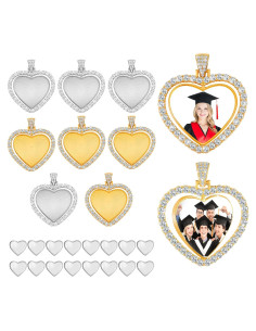 Conjunto de Bandejas de Colgante Hicarer 24 Pcs con Encantos