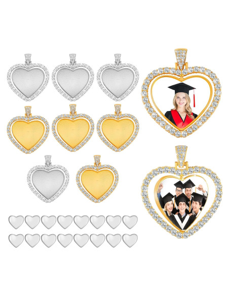 Conjunto de Bandejas de Colgante Hicarer 24 Pcs con Encantos