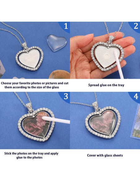 Conjunto de Bandejas de Colgante Hicarer 24 Pcs con Encantos