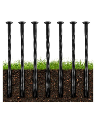 100 Clavos de Plástico 20cm para Paisajismo DharBnt