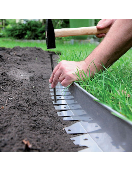 100 Clavos de Plástico 20cm para Paisajismo DharBnt