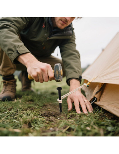 100 Clavos de Plástico 20cm para Paisajismo DharBnt