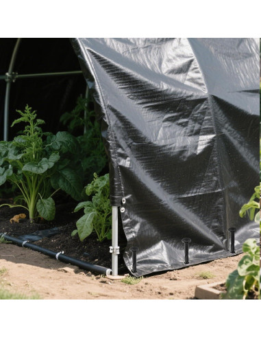 100 Clavos de Plástico 20cm para Paisajismo DharBnt