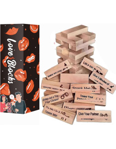 Juego de Apilar para Adultos Allonu Torre de Deseo 54 Piezas 2