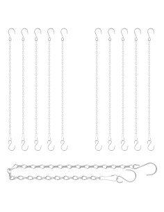 Cadena Colgante de Hierro RIFNY 50.8 cm Plata 10 Pcs