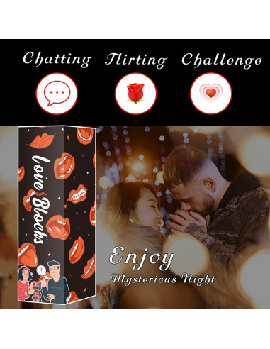 Juego de Apilar para Adultos Allonu Torre de Deseo 54 Piezas