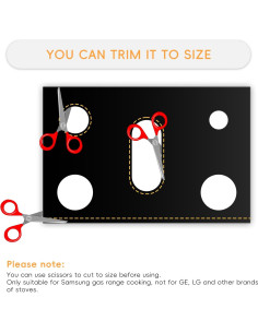 Cubiertas para Quemadores de Estufa de Gas Samsung - 2 Piezas 2