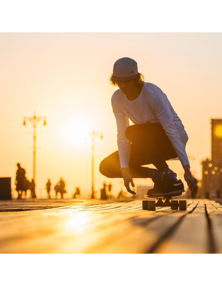 Ruedas de Patineta PATIKIL 32x55mm 80A PU con Rodamientos ABEC-9