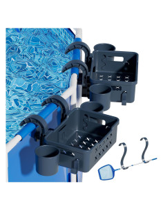 Juego de 2 Cestas de Almacenamiento para Piscina SPYONG 36kg