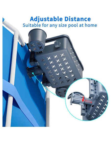 Juego de 2 Cestas de Almacenamiento para Piscina SPYONG 36kg