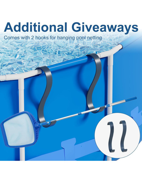 Juego de 2 Cestas de Almacenamiento para Piscina SPYONG 36kg