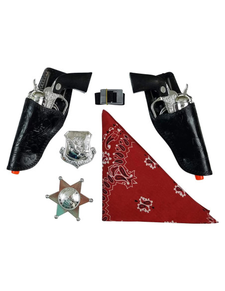 Conjunto de Juguete Vaquero 8 Piezas Imprints Plus