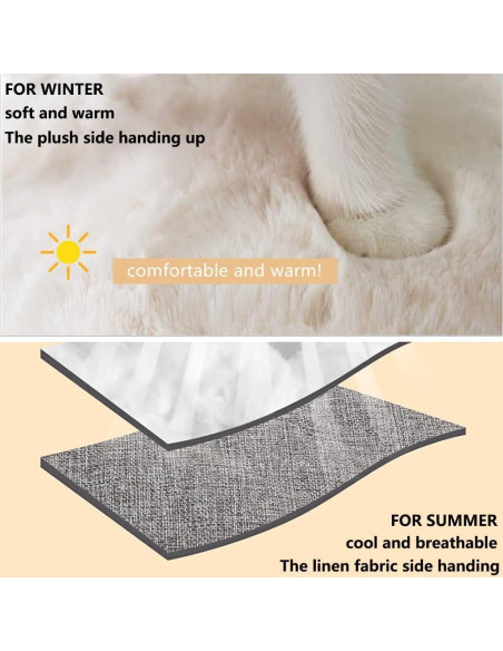 Hamaca Reversible para Gato Yawggy Mediana Gris y Blanco Hamaca Reversible para Gato Yawggy Mediana Gris y Blanco