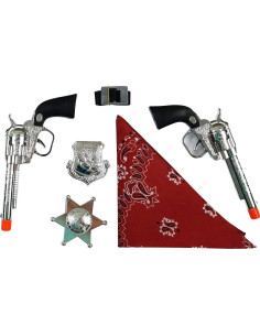 Conjunto de Juguete Vaquero 8 Piezas Imprints Plus 2