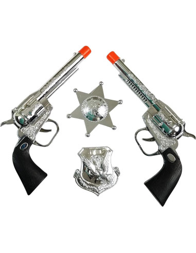 Conjunto de Juguete Vaquero 8 Piezas Imprints Plus